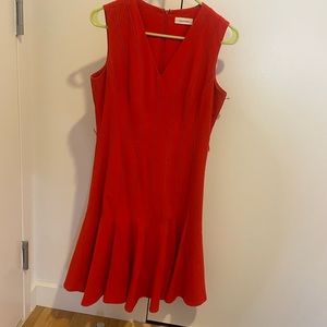 Red Calvin Klein Dress
